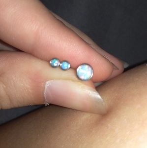 OPAL EARRINGS SET OF 3